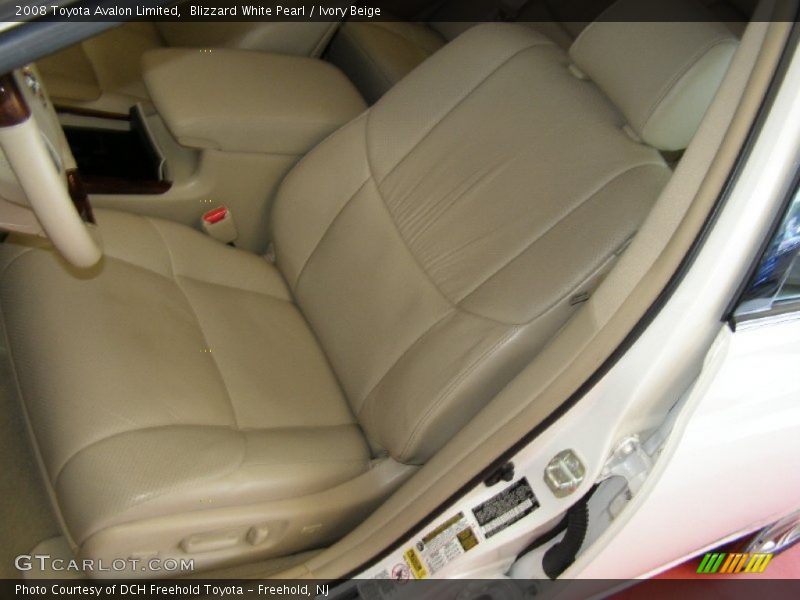 Blizzard White Pearl / Ivory Beige 2008 Toyota Avalon Limited