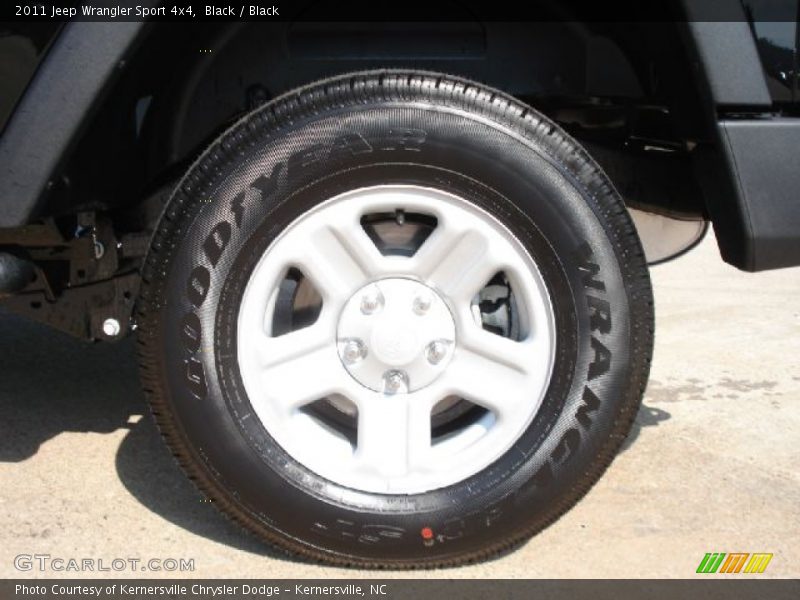 Black / Black 2011 Jeep Wrangler Sport 4x4