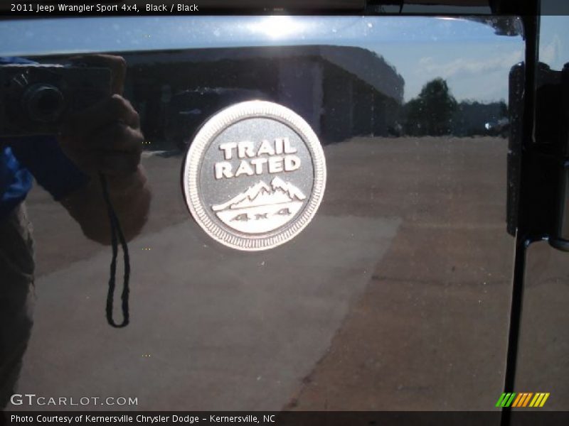 Black / Black 2011 Jeep Wrangler Sport 4x4