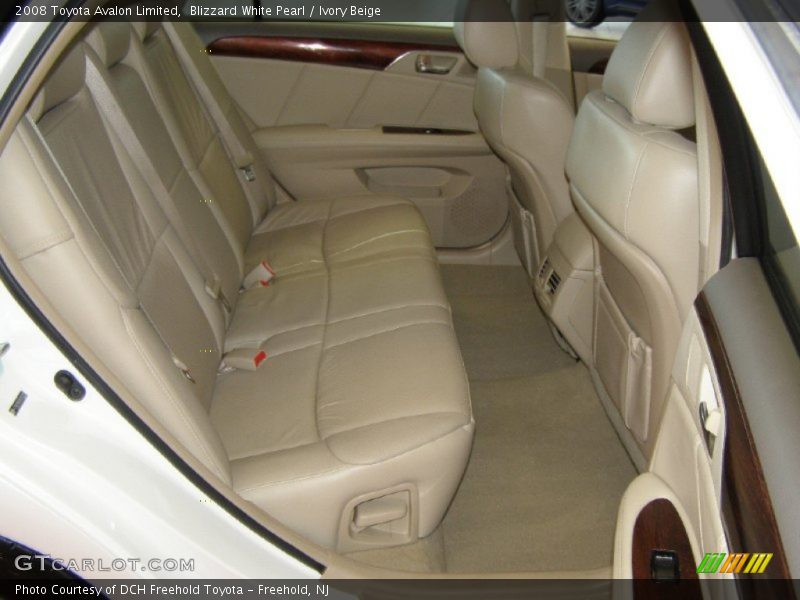 Blizzard White Pearl / Ivory Beige 2008 Toyota Avalon Limited