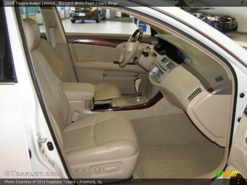 Blizzard White Pearl / Ivory Beige 2008 Toyota Avalon Limited