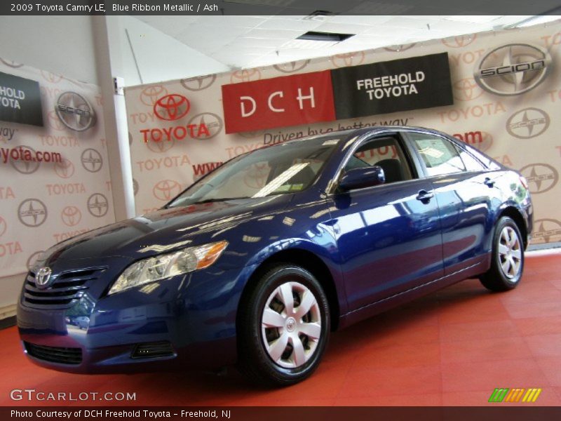 Blue Ribbon Metallic / Ash 2009 Toyota Camry LE