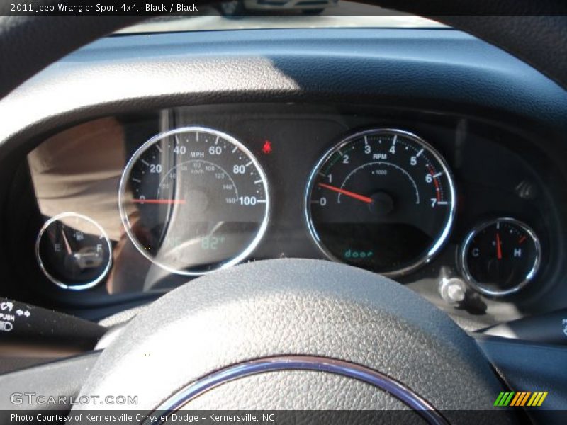 Black / Black 2011 Jeep Wrangler Sport 4x4