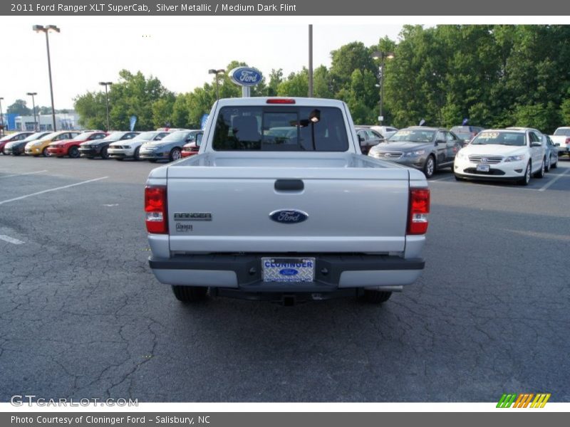 Silver Metallic / Medium Dark Flint 2011 Ford Ranger XLT SuperCab