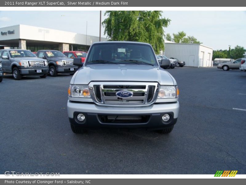 Silver Metallic / Medium Dark Flint 2011 Ford Ranger XLT SuperCab