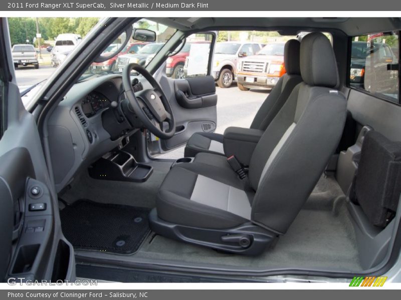  2011 Ranger XLT SuperCab Medium Dark Flint Interior