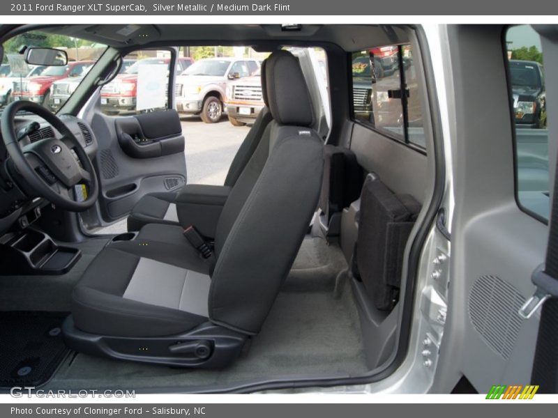  2011 Ranger XLT SuperCab Medium Dark Flint Interior