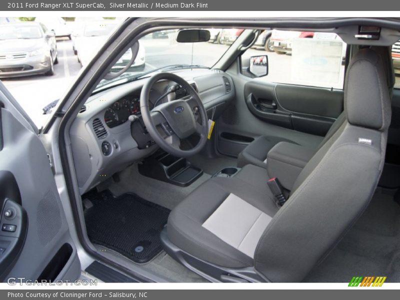  2011 Ranger XLT SuperCab Medium Dark Flint Interior