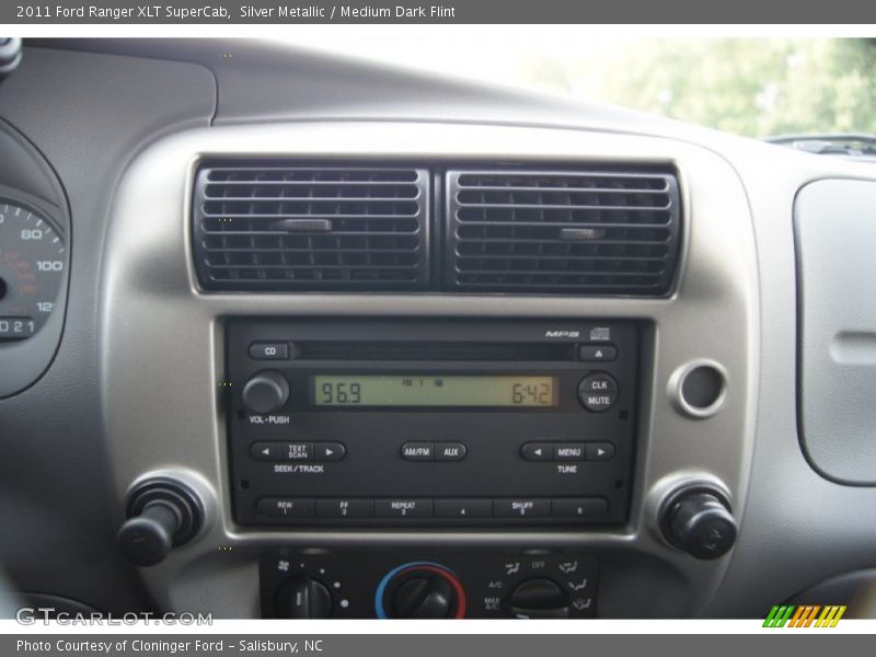 Silver Metallic / Medium Dark Flint 2011 Ford Ranger XLT SuperCab