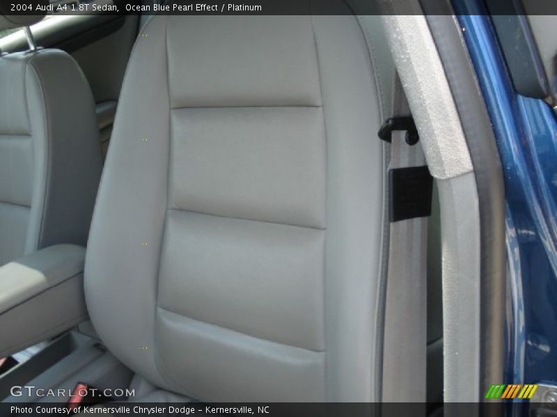 Ocean Blue Pearl Effect / Platinum 2004 Audi A4 1.8T Sedan