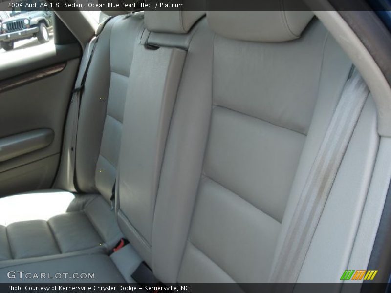 Ocean Blue Pearl Effect / Platinum 2004 Audi A4 1.8T Sedan