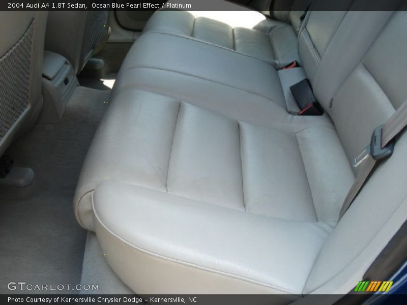 Ocean Blue Pearl Effect / Platinum 2004 Audi A4 1.8T Sedan