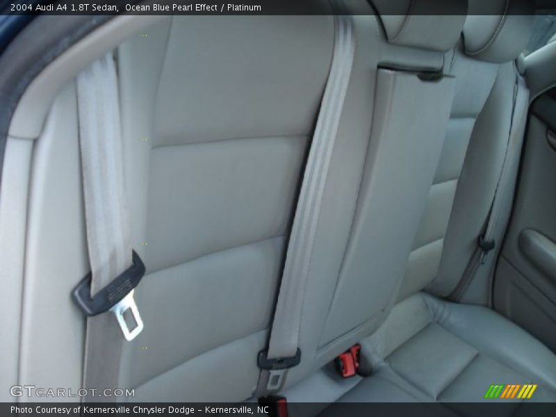 Ocean Blue Pearl Effect / Platinum 2004 Audi A4 1.8T Sedan