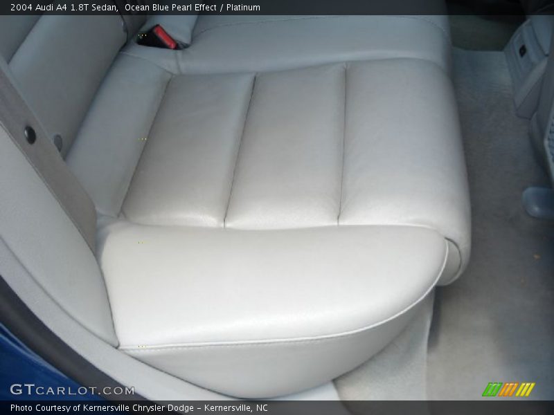 Ocean Blue Pearl Effect / Platinum 2004 Audi A4 1.8T Sedan