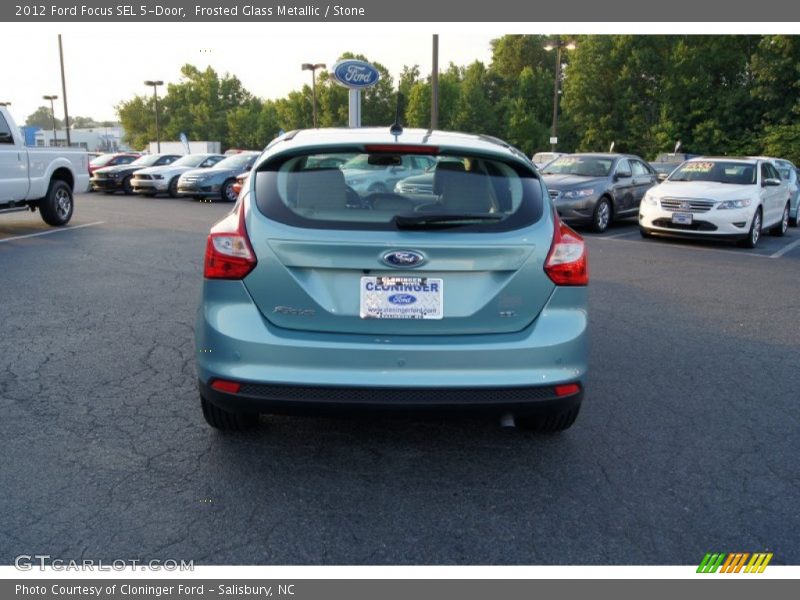 Frosted Glass Metallic / Stone 2012 Ford Focus SEL 5-Door