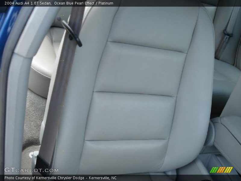 Ocean Blue Pearl Effect / Platinum 2004 Audi A4 1.8T Sedan