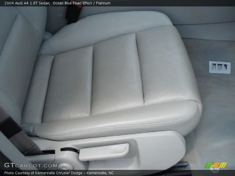 Ocean Blue Pearl Effect / Platinum 2004 Audi A4 1.8T Sedan