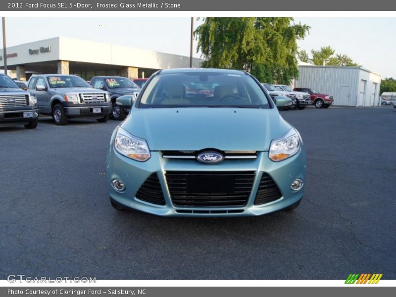 Frosted Glass Metallic / Stone 2012 Ford Focus SEL 5-Door