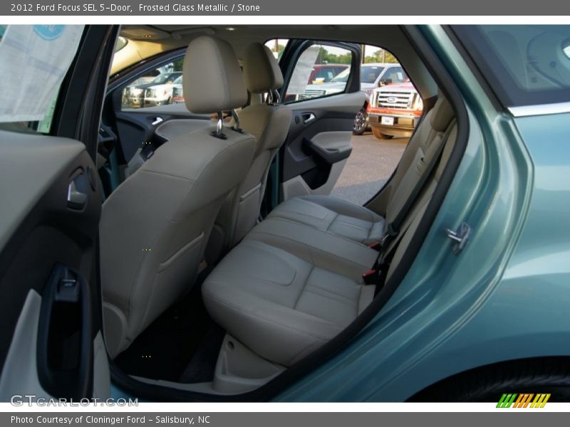Frosted Glass Metallic / Stone 2012 Ford Focus SEL 5-Door