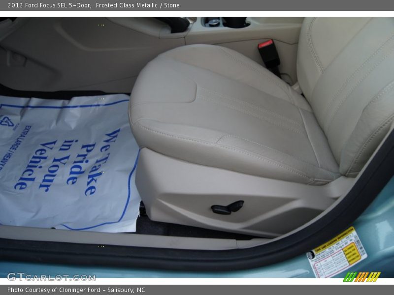 Frosted Glass Metallic / Stone 2012 Ford Focus SEL 5-Door