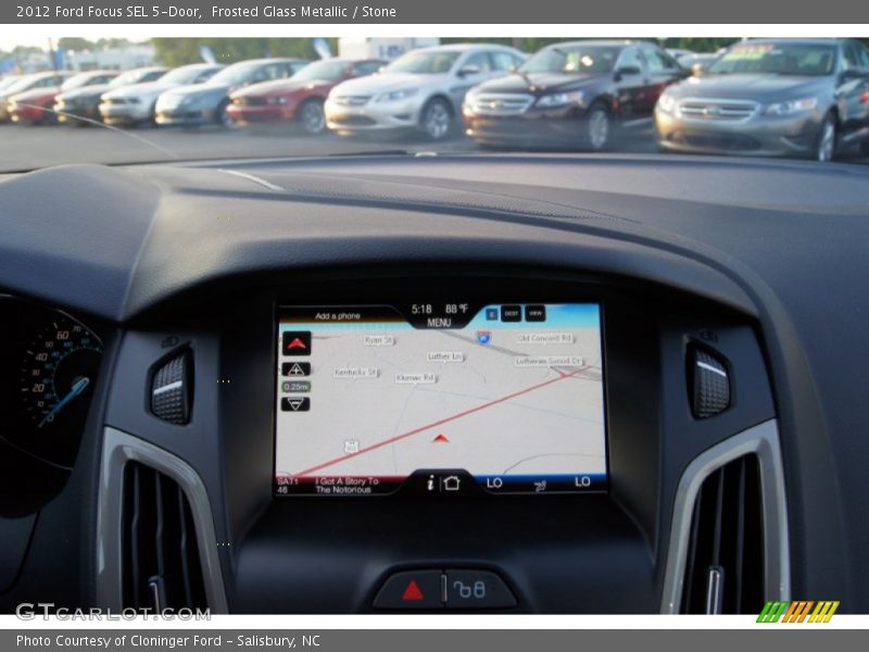Navigation of 2012 Focus SEL 5-Door