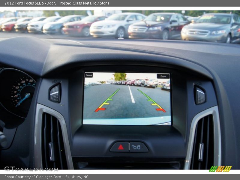 Frosted Glass Metallic / Stone 2012 Ford Focus SEL 5-Door