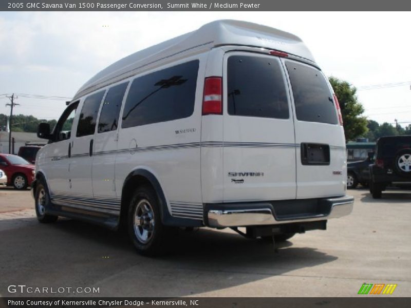 Summit White / Medium Pewter 2005 GMC Savana Van 1500 Passenger Conversion