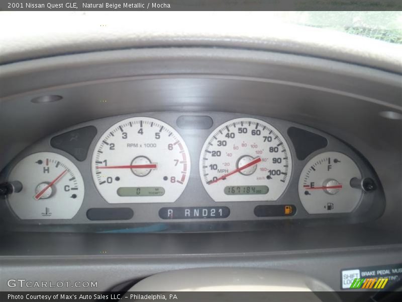  2001 Quest GLE GLE Gauges