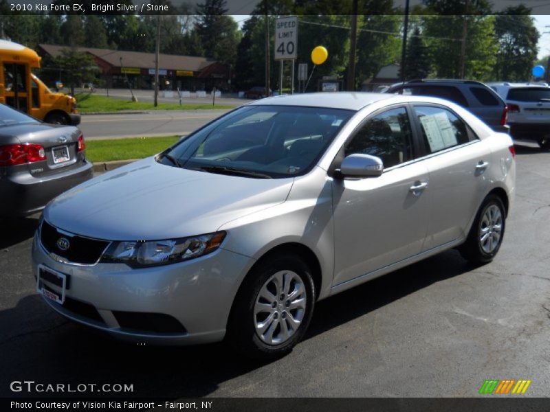 Bright Silver / Stone 2010 Kia Forte EX