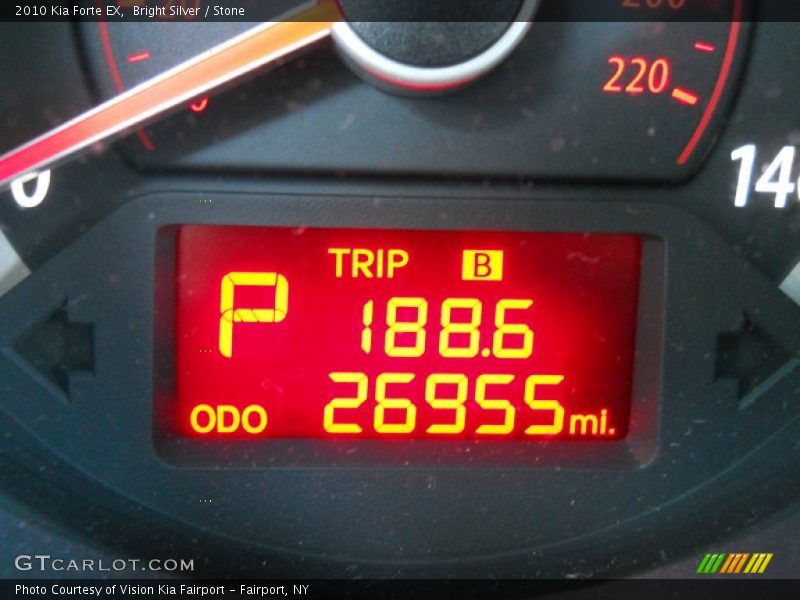 Bright Silver / Stone 2010 Kia Forte EX