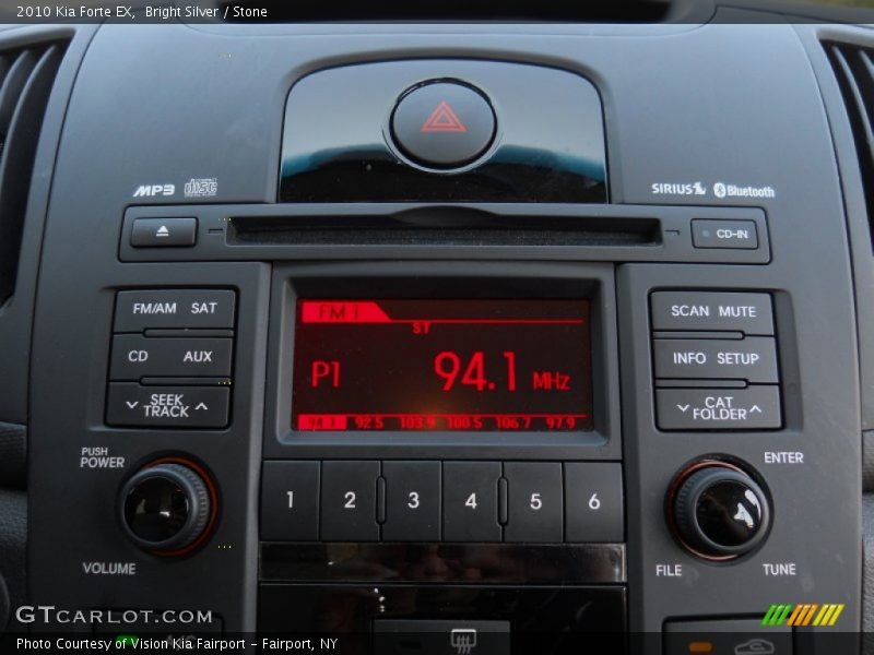 Bright Silver / Stone 2010 Kia Forte EX