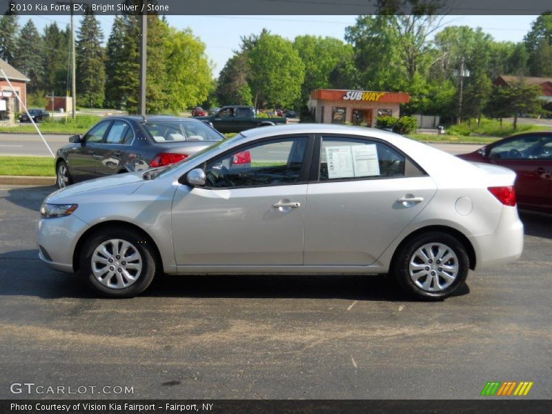 Bright Silver / Stone 2010 Kia Forte EX