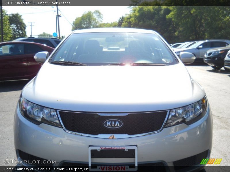 Bright Silver / Stone 2010 Kia Forte EX