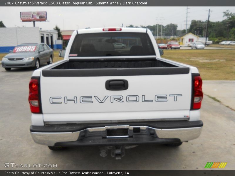 Summit White / Dark Charcoal 2007 Chevrolet Silverado 1500 Classic Regular Cab