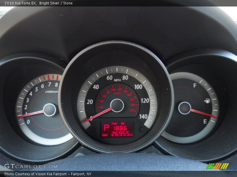 Bright Silver / Stone 2010 Kia Forte EX
