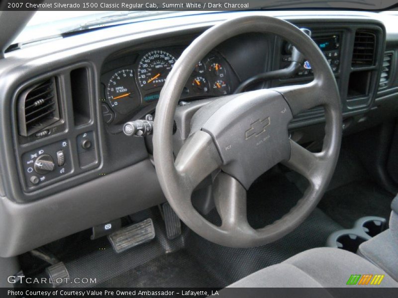 Summit White / Dark Charcoal 2007 Chevrolet Silverado 1500 Classic Regular Cab