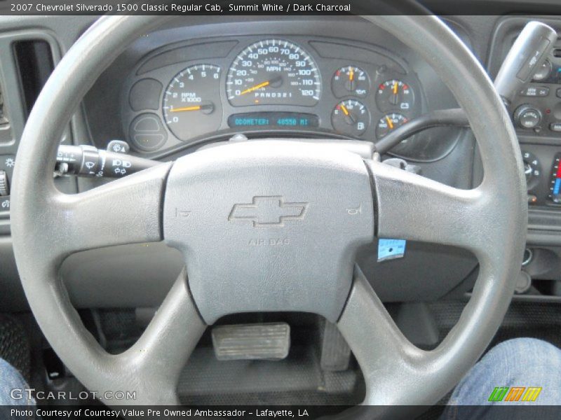 Summit White / Dark Charcoal 2007 Chevrolet Silverado 1500 Classic Regular Cab