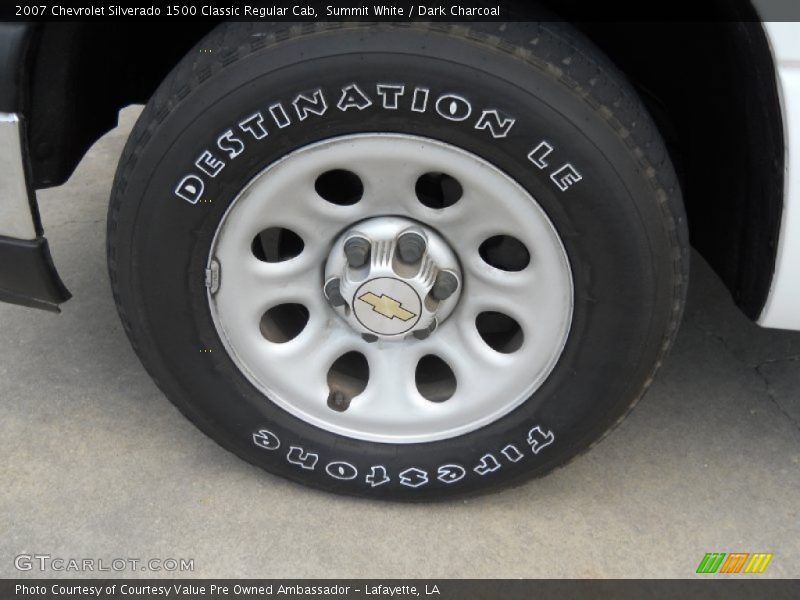 Summit White / Dark Charcoal 2007 Chevrolet Silverado 1500 Classic Regular Cab