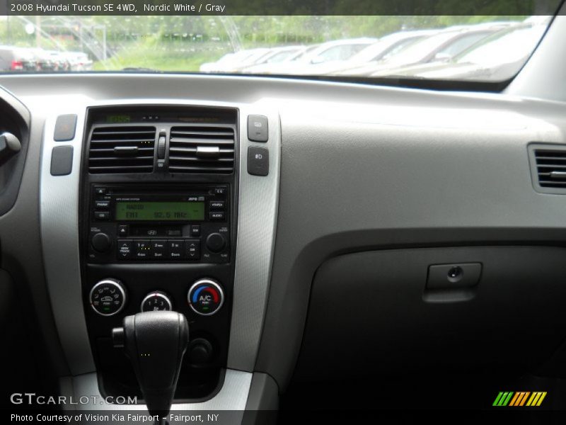 Nordic White / Gray 2008 Hyundai Tucson SE 4WD