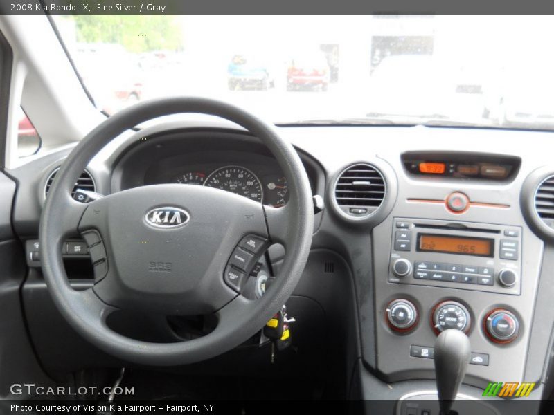 Fine Silver / Gray 2008 Kia Rondo LX