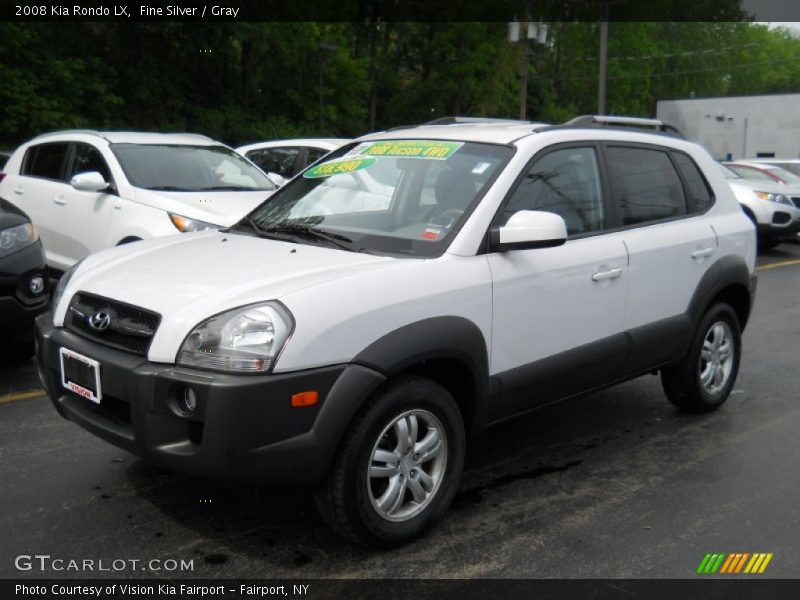 Fine Silver / Gray 2008 Kia Rondo LX