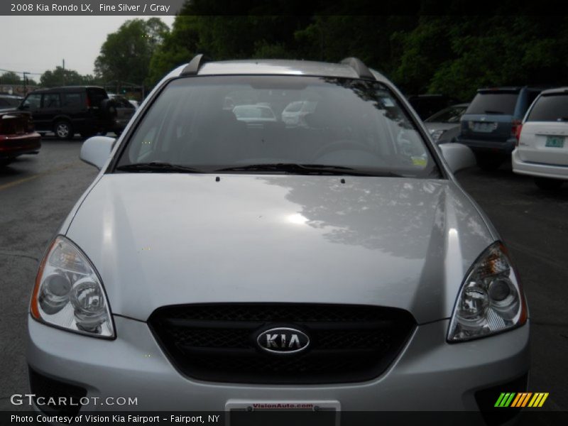 Fine Silver / Gray 2008 Kia Rondo LX