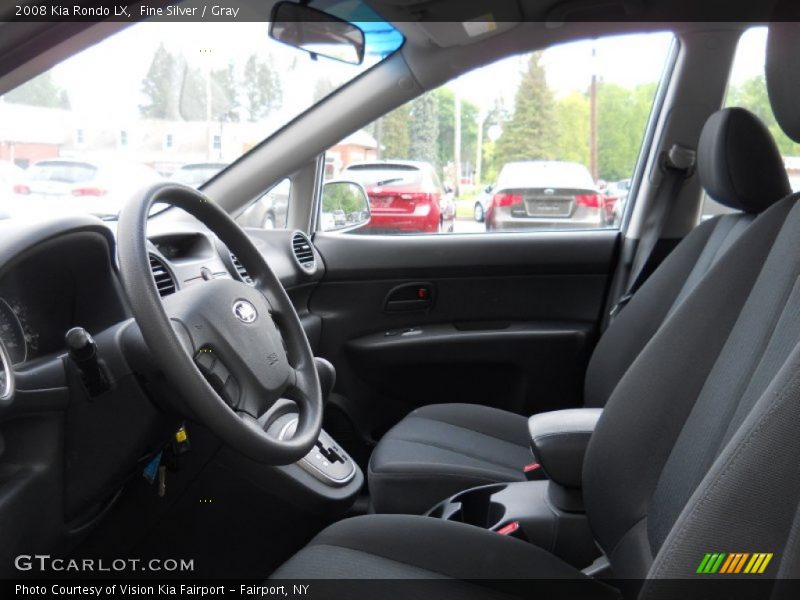 Fine Silver / Gray 2008 Kia Rondo LX