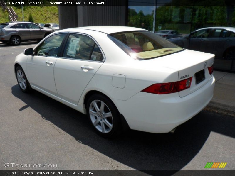 Premium White Pearl / Parchment 2004 Acura TSX Sedan