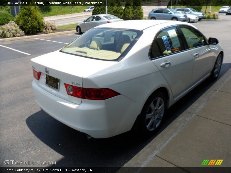 Premium White Pearl / Parchment 2004 Acura TSX Sedan