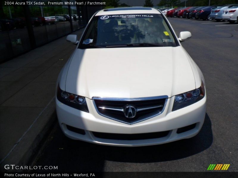 Premium White Pearl / Parchment 2004 Acura TSX Sedan