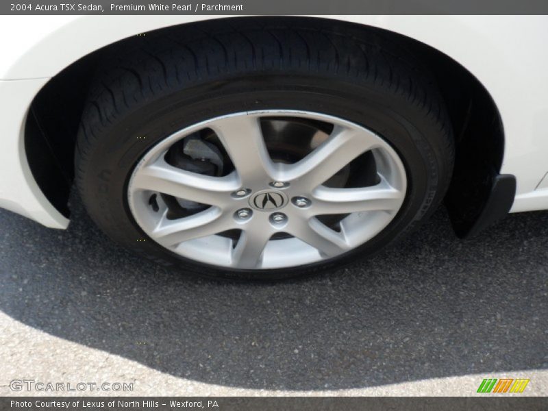Premium White Pearl / Parchment 2004 Acura TSX Sedan