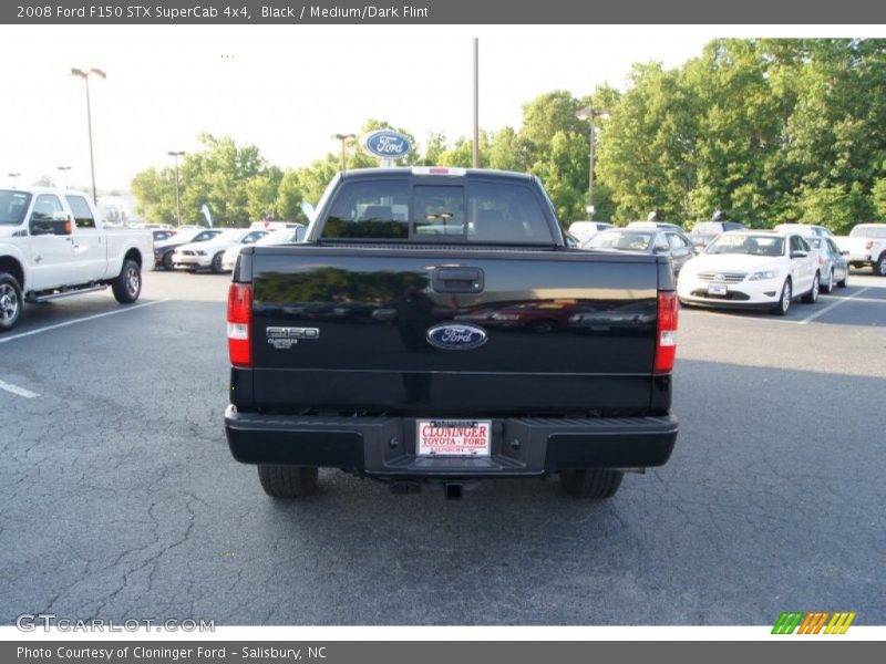 Black / Medium/Dark Flint 2008 Ford F150 STX SuperCab 4x4
