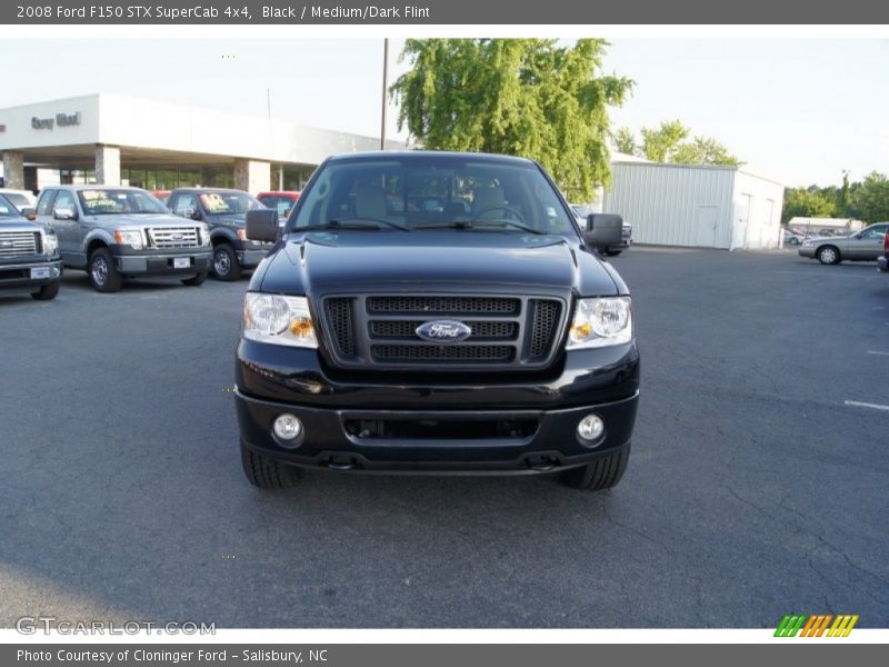 Black / Medium/Dark Flint 2008 Ford F150 STX SuperCab 4x4