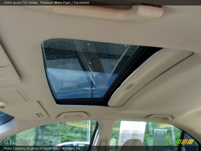 Premium White Pearl / Parchment 2004 Acura TSX Sedan